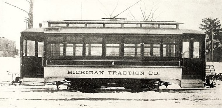 Michigan Traction Car No. 2 at Kalamazoo